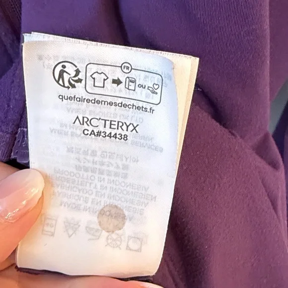 Arc'teryx Women's Kyanite LT Hoodie Purple Expanse Lightweight Jacket size XXL - Picture 5 of 15